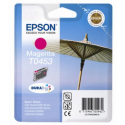 Epson Parasol T0453 DURABrite Ink, Ink Cartridge, Magenta Single Pack, C13T04534010